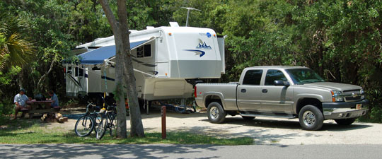 Campground visitors